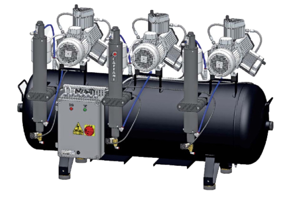 3-Zylinder-Tridem-Kompressor